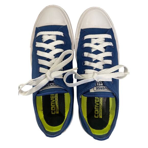 Converse Lunarlon CT II Ox Royal Blue White 150152C W7/M5 LowTop Rare - Picture 5 of 7